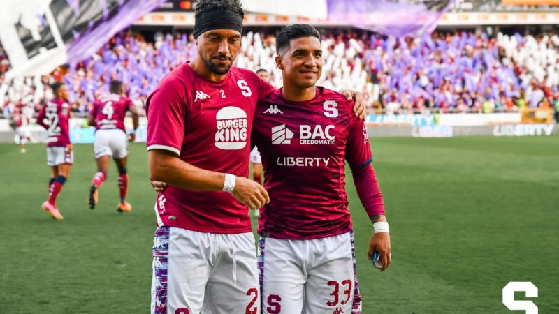 Christian Bolaños y Michaell Chirinos, la dupla perfecta del triunfo del Saprissa sobre el Herediano.