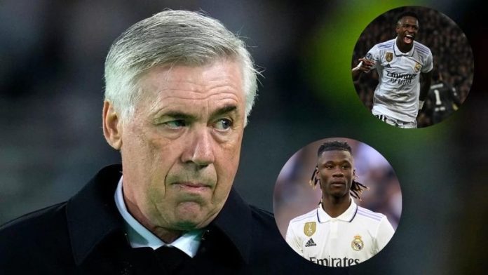 Carlo Ancelotti confió en recuperar a Vinicius y Camavinga en enero del 2024.