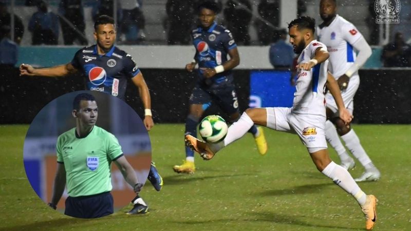 Nelson Salgado será el encargado de dirigir el partido de ida de la final del torneo de Apertura entre Olimpia y Motagua.
