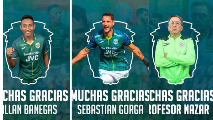 Allan Banegas, Sebastián Gorga y Salomón Nazar ya son historia en el Marathón.