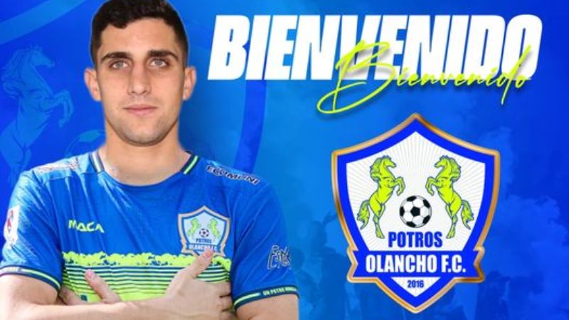 Lucas Campana es nuevo jugador de los Potros de Olancho FC.