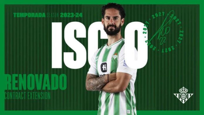 Isco Alarcón fue renovado por el Betis hasta el 2027.