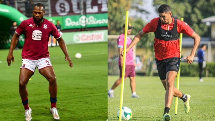 En el fútbol de Costa Rica ya preparan el duelo de Getsel Montes con el Herediano frente a Kendal Waston. del Saprissa.