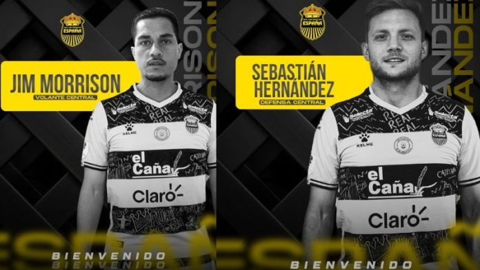 El Real España ya presentó al centrocampista uruguayo, ex Peñarol Jim Morrison, y al defensa central argentino, Sebastián Hernández.