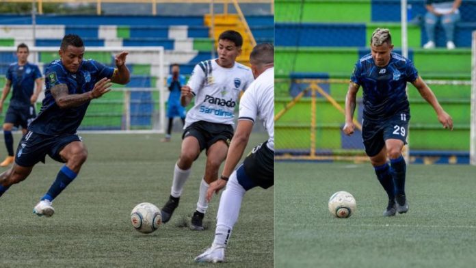 Luis Garrido y German Mejía debutaron en un partido de preparación con el equipo Municipal Pérez Zeledón.