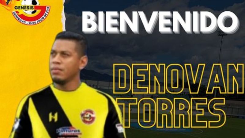 Denovan Torres se convirtió en la tercer alta para el equipo Génesis Comayagua para el torneo de Clausura 2024.