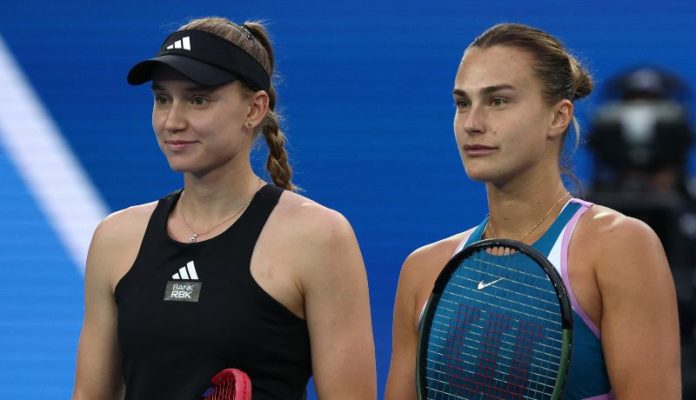 Aryna Sabalenka y Elena Rybakina