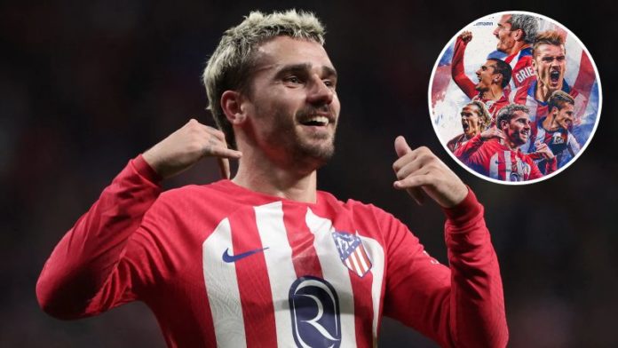 Antoine Griezmann se convirtió en el máximo goleador en la historia del Atlético de Madrid.