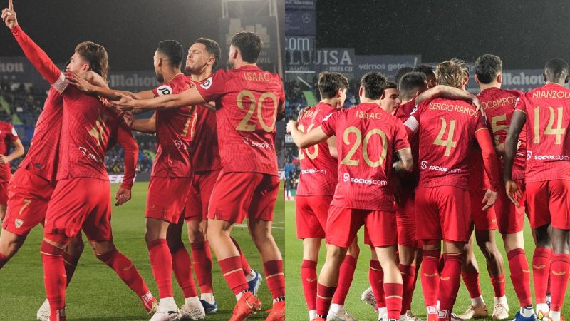 El Sevilla venció 3-1 al Gefate y logró clasificar a los cuartos de la Copa del Rey.