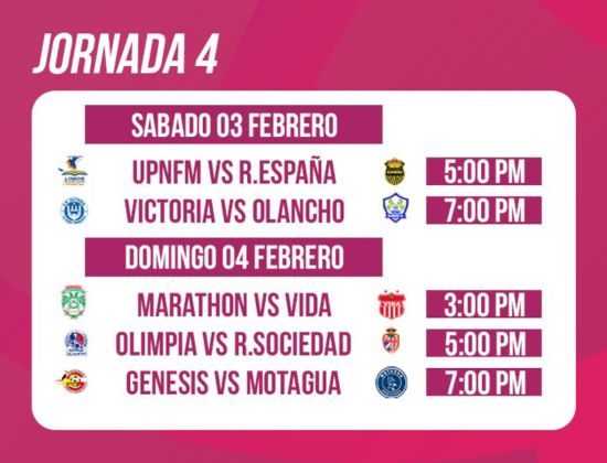 Jornada 4 Clausura