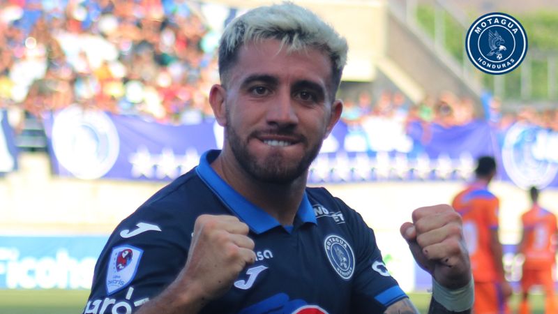 El delantero de Motagua, Agustín Auzmendi, tiene en la mira extender su cuota goleadora en el clásico contra Olimpia.