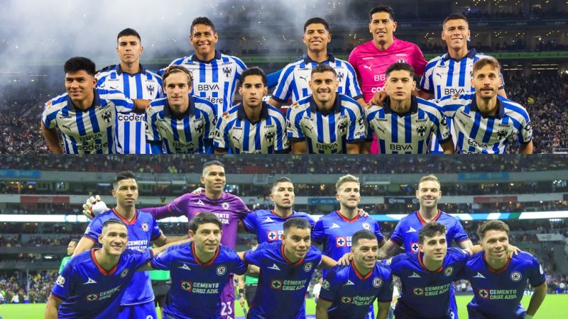 Monterrey y Cruz Azul buscarán apoderarse de la cima de la Liga MX.