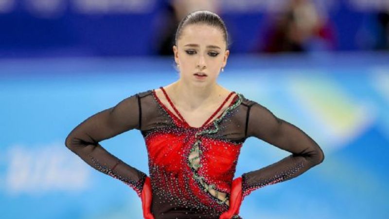 Kamila Valieva representó al Comité Olímpico Ruso en los Juegos Olímpicos de Invierno de Beijing 2022.