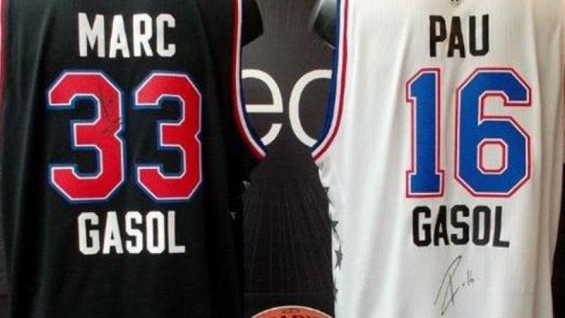 Las camisas de Marc y Pau Gasol serán retiradas por sus respectivos equipos en la NBA.