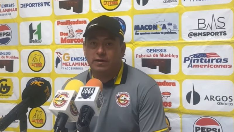 El técnico de Génesis Comayagua, Reynaldo Tilguath, lamentó la situación precaria en la que se encuentra el equipo Vida.