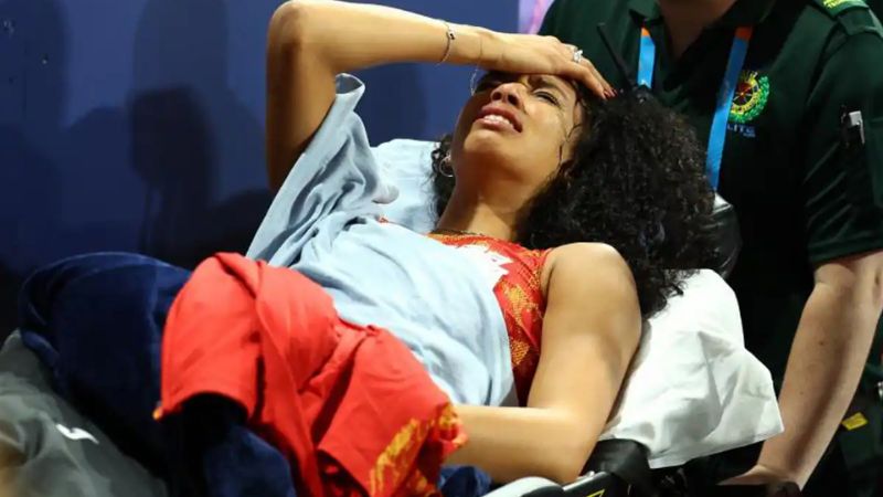 La atleta española, María Vicente, se lesionó de gravedad al romperse el tendón de Aquiles y por ello se perderá los Juegos Olímpicos de París 2024.