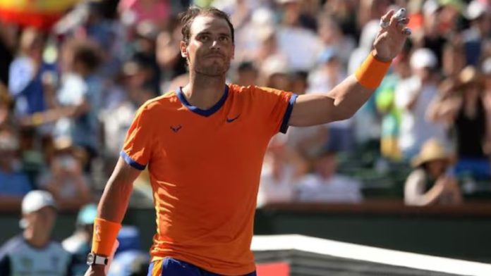 Rafael Nadal anunció su retiro del torneo de Masters 100 de Indian Wells.