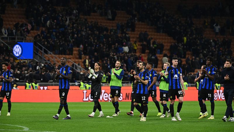 El Inter de Milán se mantiene en los primeros lugares de la Serie A de Italia.