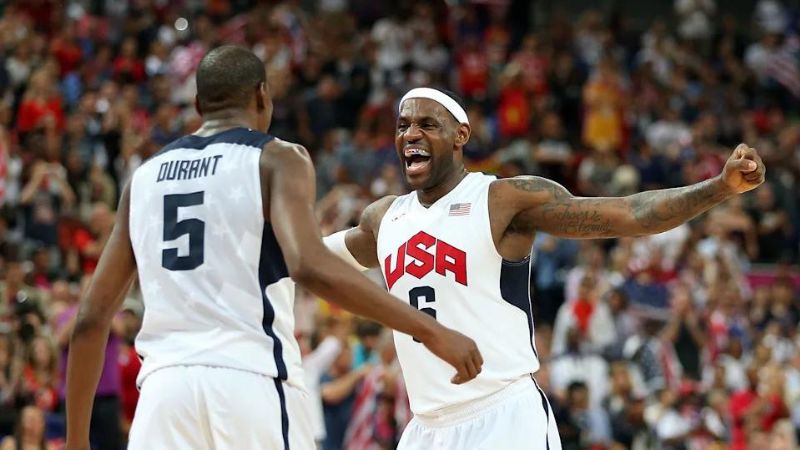 LeBron James y Kevin Durant conforman el "Team USA" para los Juegos Olímpicos de París 2024.