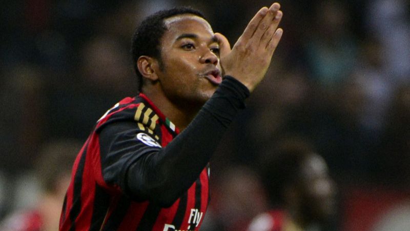 Robinho cometió el delito de violación cuando jugaba para el Milán de Italia.