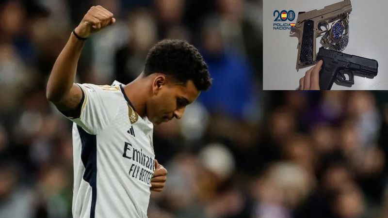 El delantero del Real Madrid, Rodrygo, fue una de las víctimas de los 