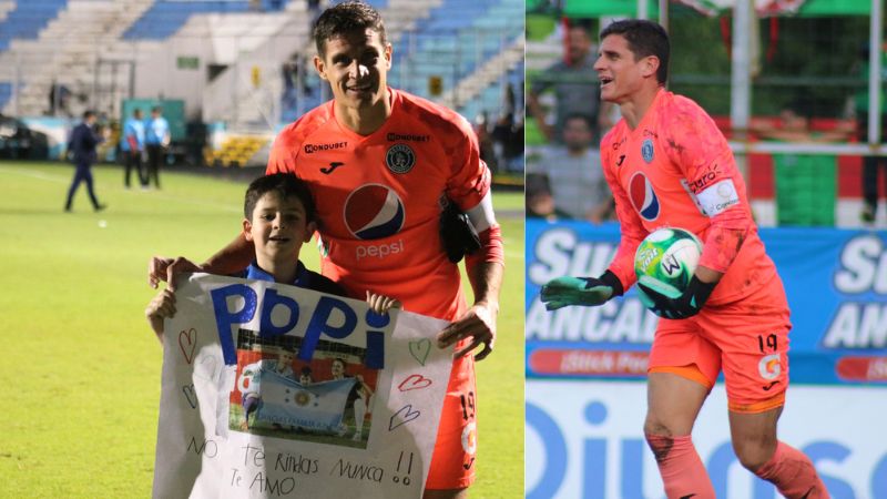 El primer aficionado de Jonathan Rougier es su pequeño hijo que ríe y llora por su padre y Motagua.