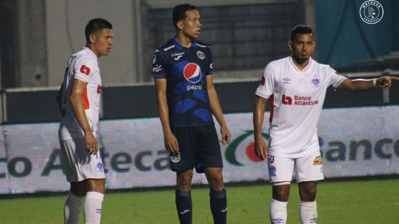 El defensa central de Motagua, Carlos Meléndez, está sancionado con tres partidos de suspensión.