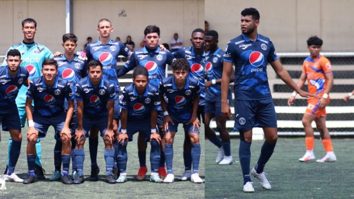 El defensa de Motagua, Marcelo Pereira, volvió a tocar balón, pero con el equipo de Reserva.