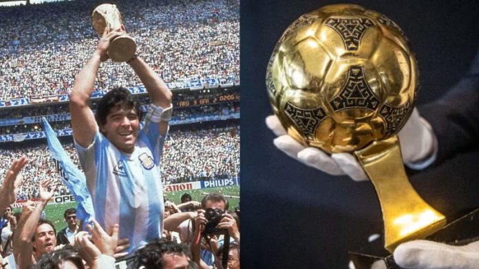 Herederos de Diego Armando Maradona pidieron que se detenga la venta prevista en junio de un "balón de oro" obtenido por el astro argentino en 1986.