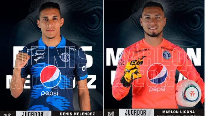 Los jugadores Denis Meléndez y Marlon Licona han renovado contrato con Motagua.