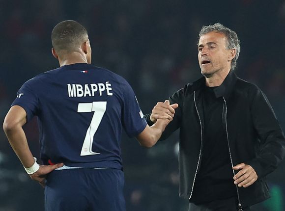 Mbappé Luis Enrique