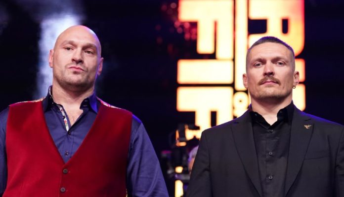 Tyson Fury y Oleksandr Usyk