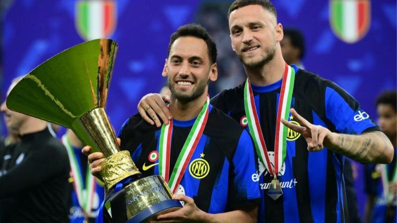 El Inter de Milán, recién proclamado campeón de la liga italiana de fútbol.