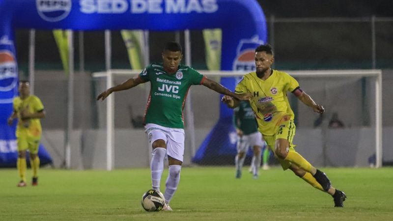 Marathón tiene un pie en la final del torneo de Clausura, luego de ganarle de visita a Génesis Comayagua.