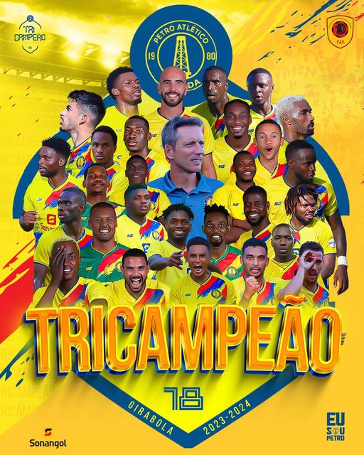 El Petro Atlético de Luanda se coronó tricampeón en la Liga de Angola.
