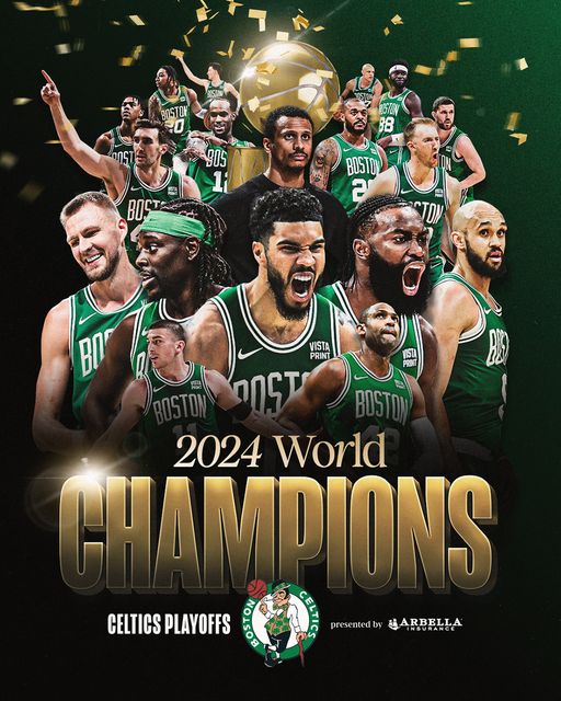 Los Boston Celtics vencieron por 106-88 a los Dallas Mavericks y finiquitaron las Finales de la NBA por un global de 4-1.