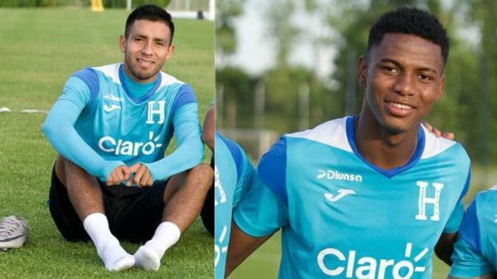 Los seleccionados Carlos Argueta y Julián Martínez, esperan sumar minutos en el amistoso contra Ecuador.