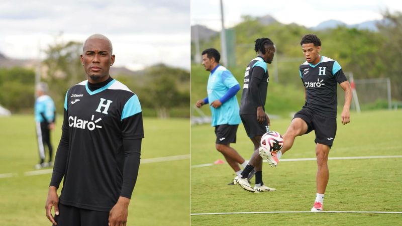 Deiby Flores y David Ruiz se sumaron la tarde del domingo a los entrenamientos de la Selección Nacional.