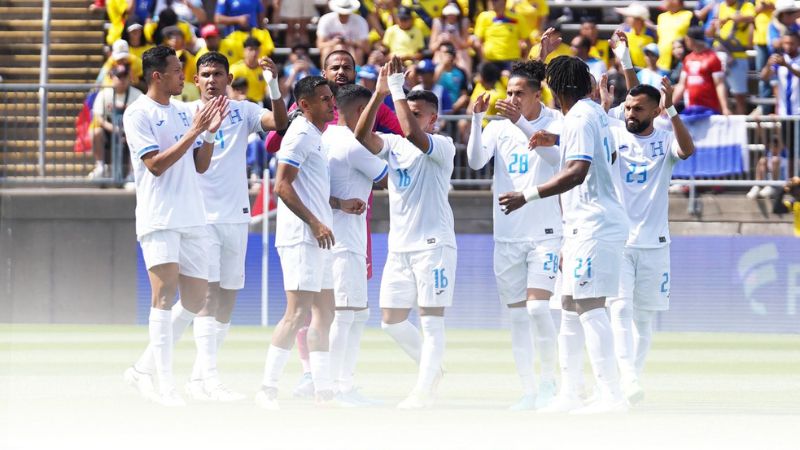 La Selección Nacional de Honduras no pudo obtener un buen resultado ante su similar de Ecuador.
