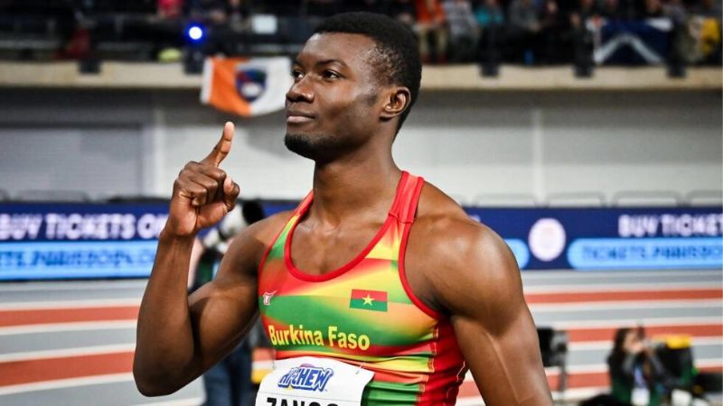 Fabrice Zango, de Burkina Faso, combina el deporte con los estudios e irá a los Juegos Olímpicos de París en busca del oro.