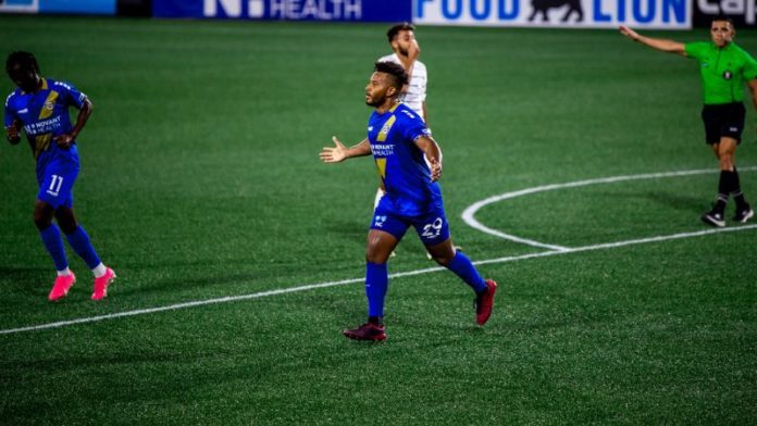 El delantero hondureño, Juan Carlos Obregón, anotó dos goles en el triunfo 4-2 de su equipo, el Charlotte Independence sobre el Chattanooga Red Wolves.