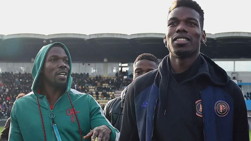 Paul Pogba fue víctima de su propio hermano, Mathias.