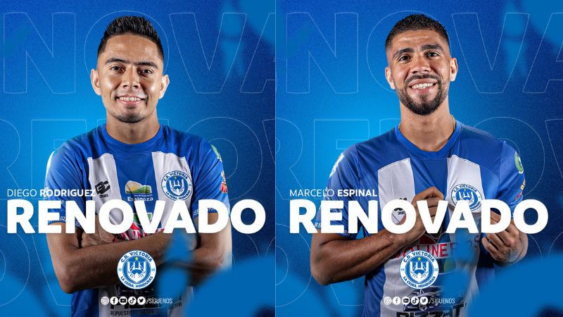 Diego Rodríguez y Marcelo Espinal han sido renovados por el cuadro "jaibo".