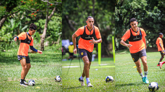 Carlos Mejía, Devron García y Jhow Benavídez se integraron a los trabajos de pretemporada del Real España.