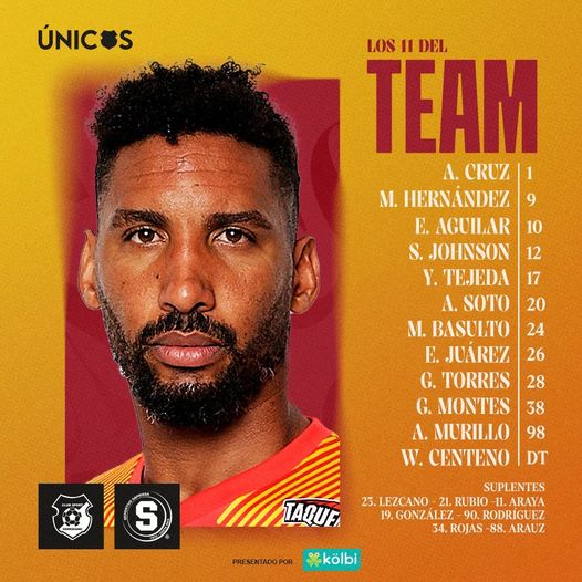 Este es el 11 inicial del equipo Sport Herediano para el duelo ante el Saprissa.