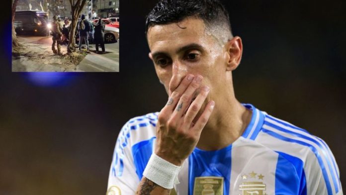 Dos hinchas violentos considerados los "cerebros" de las amenazas al futbolista Ángel Di María, fueron detenidos.