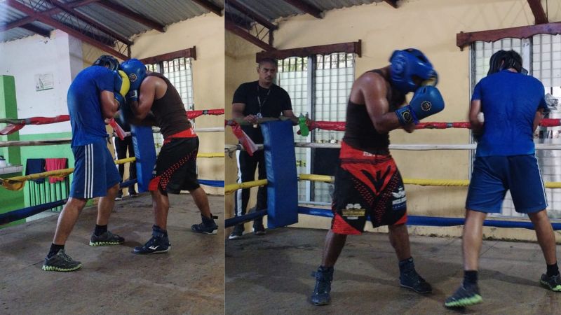 El pugilista "Catracho", Gerardo "Chocolate" Sánchez, no pierde de vista su sueño de ser campeón mundial.