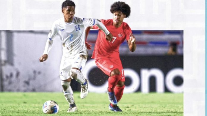 La Selección Nacional Sub-20 de Honduras debutó con un empate 2-2 contra Canadá.