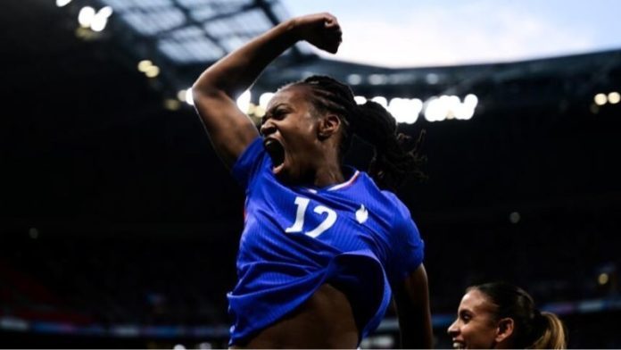 La francesa Marie-Antoinette Katoto, es el sinónimo del gol en los Juegos Olímpicos de París 2024.