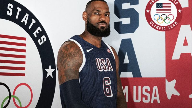 Para la estrella de la NBA, LeBron James, París 2024 serán sus cuartos Juegos Olímpicos.